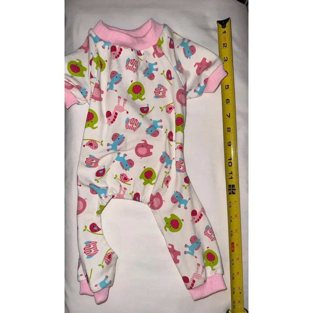 Animal Print Dog Pajamas - Fits 8-10 lb Miniature Dog